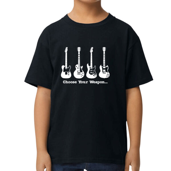 Choose Your Weapon Kid's T Shirt Thumbnail